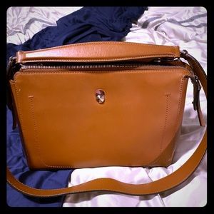 Fendi “Dot Com” Tan & Pink bag